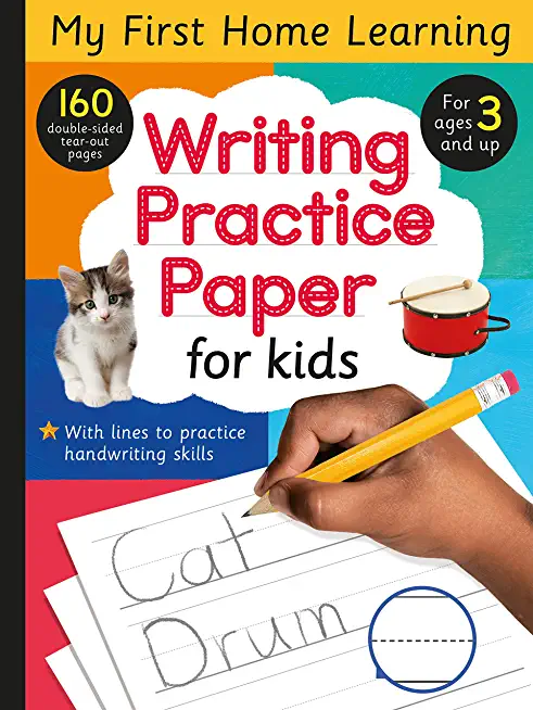 Writing Practice Paper for Kids: 160 Double-Sided Tear-Out Pages