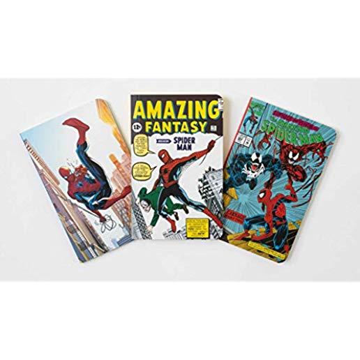 Marvel: Spider-Man Through the Ages Pocket Notebook Collection (Set of 3)