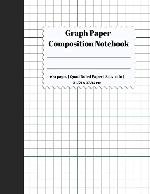 Graph Paper Composition Notebook: 5 Squares Per Inch / Graph Paper Quad Rule 5x5 / 8.5 x 11 / Bound Comp Notebook
