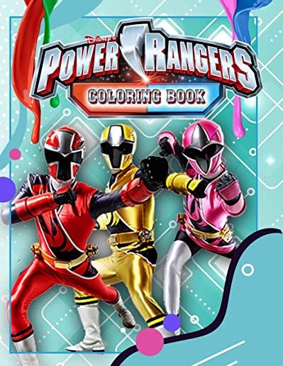 Power Rangers Coloring Book: Power Rangers Jumbo Coloring Book With Premium Images For All Ages
