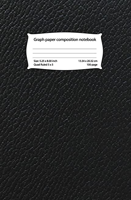 Graph paper composition notebook: Composition notebook graph paper - Quadrille notebook mead graph notebook - used for math or science purposes for te