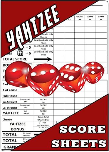Yahtzee Score Sheets: 100 Yahtzee Score Pads, Game Record Score Keeper Book, Score Card Yahtzee Game