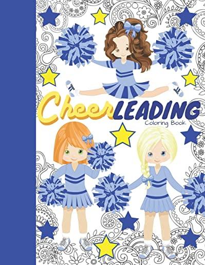 Cheerleading Coloring Book: Cheerleader Coloring Book & Sketch Paper Combo Gift For Girls