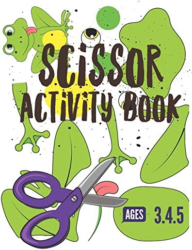 Scissor Activity Book: Cutting practice worksheets for pre k, ages 3.4.5, cut and glue activity book with 100 pages.