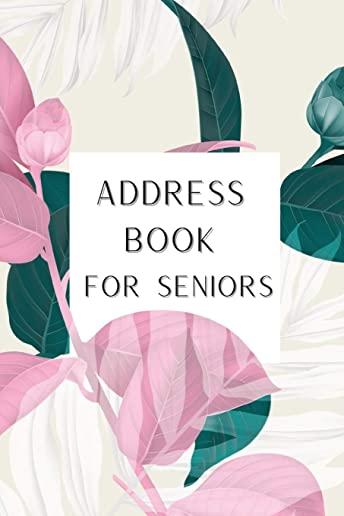 Address Book for Seniors- Alphabetical Journal with Tabs- Contact Notebook Organizer- Telephone Number and Address Book with Tabs-