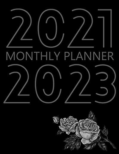 2021-2023 Monthly Planner: 36 Month Agenda for Women, Monthly Organizer Book for Activities and Appointments, 3 Year Calendar Notebook, White Pap