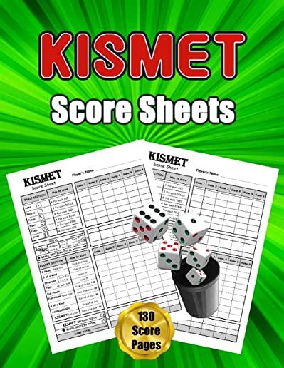 Kismet Score Sheets: 130 Large Score Pads for Scorekeeping - Kismet Score Cards - Kismet Score Pads with Size 8.5 x 11 inches