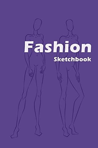 Fashion Sketchbook: Fashion Sketchbook with figure templates