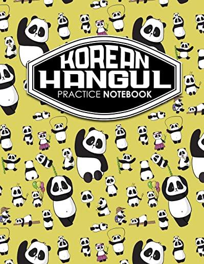 Korean Hangul Practice Notebook: Hangul Workbook, Korean Language Learning Workbook, Korean Hangul Manuscript Paper, Korean Writing Practice Book, Cut