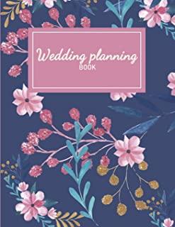 Wedding planning book: Guest Book, Wedding Checklist, Perfect Wedding Gift, Wedding Log, Wedding Planning Notebook 120 pages Large Print 8.5