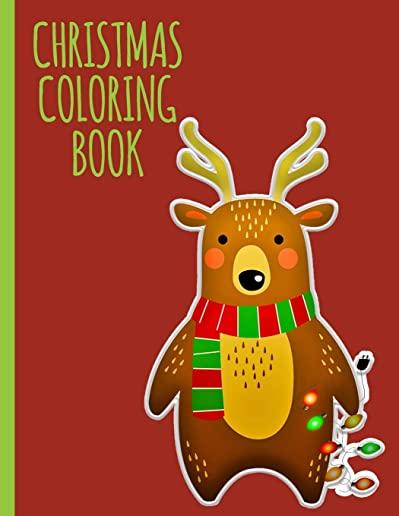 Christmas Coloring Book: For Adults Teens and Kids - Fun Easy and Relaxing Coloring Pages - Christmas Theme Collection