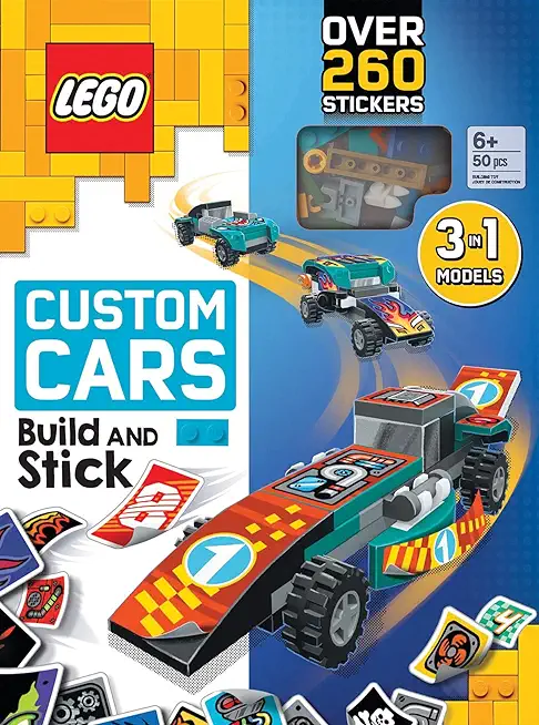 Lego(r) Books Build and Stick: Custom Cars