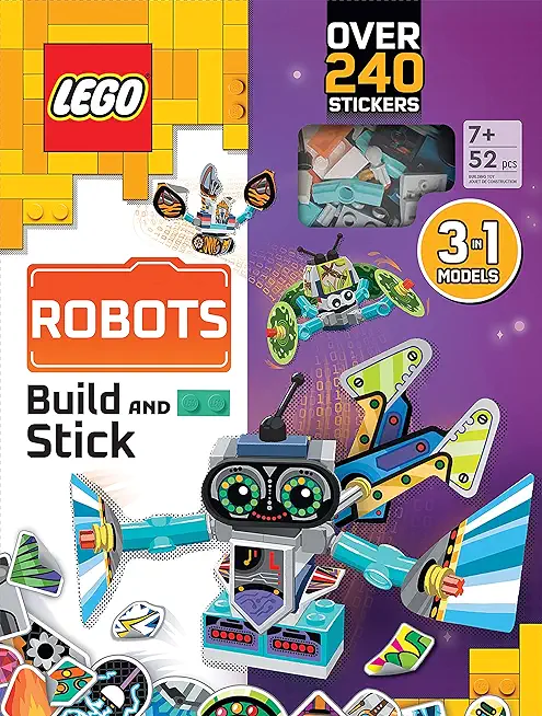 Lego(r) Books. Build and Stick: Robots