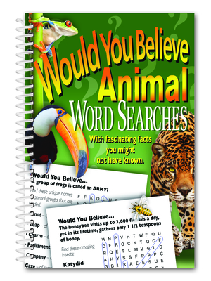 Would You Believe Animal Word Search