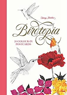 Birdtopia: 20 Color-In Postcards