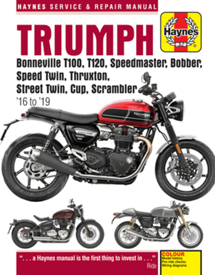 Triumph Bonneville T100, T120, Speedmaster, Bobber, Speed Twin, Thruxton, Street Twin, Cup & Scrambler 900 & 1200, '16-'19: Covers Models with Water-C