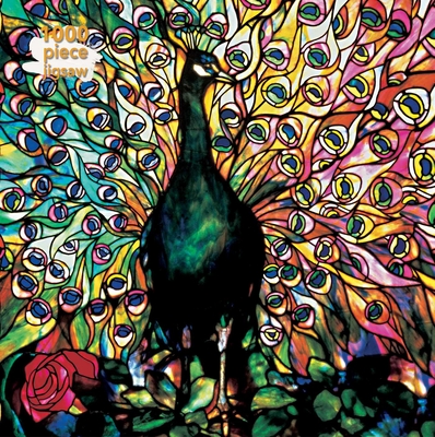 Adult Jigsaw Puzzle Louis Comfort Tiffany: Displaying Peacock: 1000-Piece Jigsaw Puzzles
