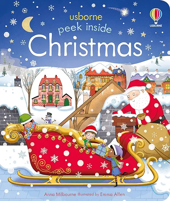 Peek Inside Christmas: A Christmas Holiday Book for Kids