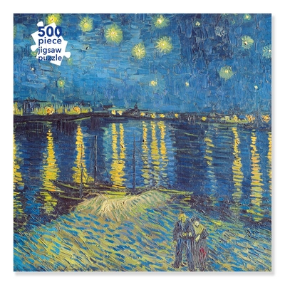 Adult Jigsaw Puzzle Van Gogh: Starry Night Over the Rhone (500 Pieces): 500-Piece Jigsaw Puzzles