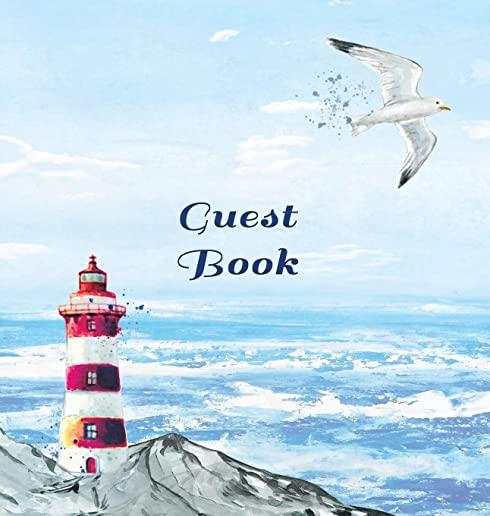 GUEST BOOK FOR VACATION HOME, Visitors Book, Beach House Guest Book, Seaside Retreat Guest Book, Visitor Comments Book.: HARDCOVER: Suitable for Beach