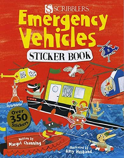 Emergency Vehicles Sticker Book