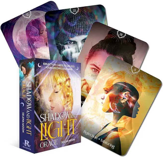 Shadow & Light Oracle: Reflection Cards to Unlock Your Unconscious Mind (36 Gilded Cards and 96-Page Guidebook)