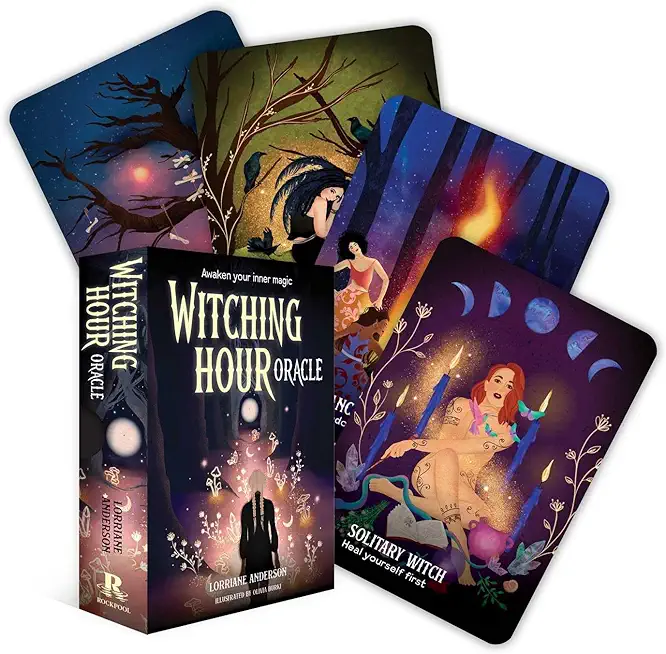 Witching Hour Oracle: Awaken Your Inner Magic (44 Gilded Cards and 112-Page Full-Color Guidebook)