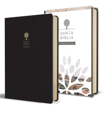 Santa Biblia Rvr 1960 - Letra Grande, ImitaciÃ³n Piel Negra Con ImÃ¡genes de Tierra Santa / Spanish Holy Bible Rvr 1960 - Large Print