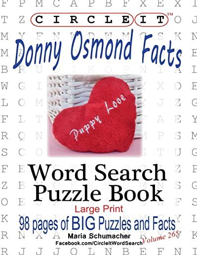 Circle It, Donny Osmond Facts, Word Search, Puzzle Book