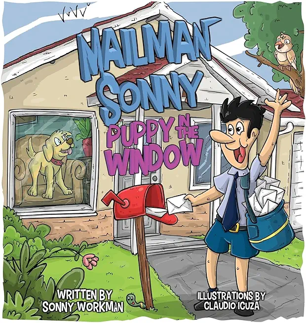 Mailman Sonny Puppy In The Window