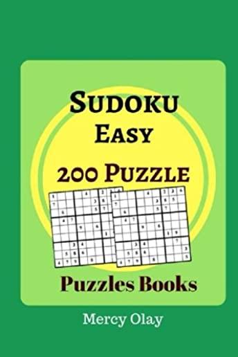 Sudoku Easy 200 Puzzle Puzzles Books: Easy Suduko Puzzle Books For Adults Fun Games
