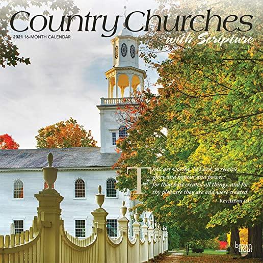 Country Churches with Scripture 2021 Square