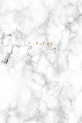 Journal: Marble + Gold Notebook: 120-Page Marble Journal