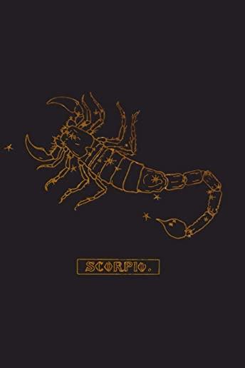 Scorpio: Zodiac Notebook 120-Page Lined Scorpio Zodiac Journal