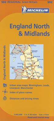 Michelin Map Great Britain: England North & Midlands