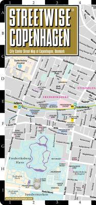 Streetwise Copenhagen Map - Laminated City Center Street Map of Copenhagen, Denmark