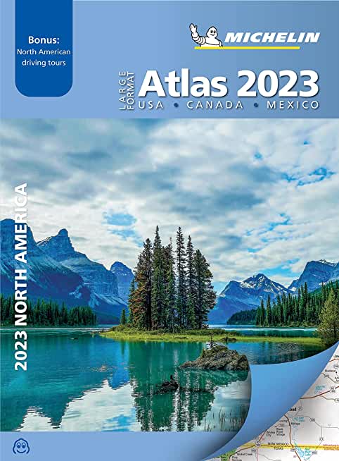 Michelin North America Large Format Road Atlas 2023: USA - Canada - Mexico