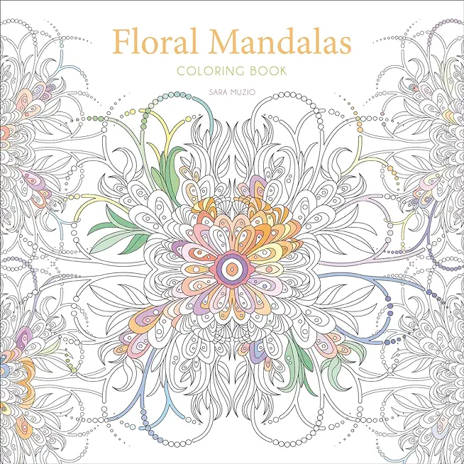Floral Mandalas Coloring Book
