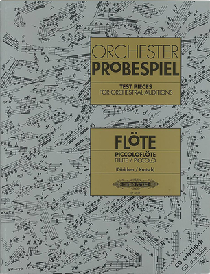 Test Pieces for Orchestral Auditions -- Flute, Piccolo: Sheet