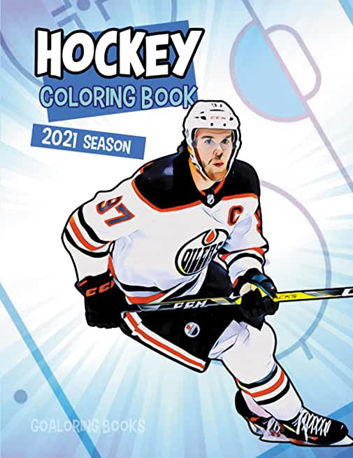 Hockey coloring book: NHL coloring book with all the teams and the greatest players