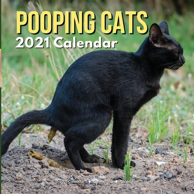 Pooping Cats Calendar 2021: Funny Animal Gag Joke Presents for Men Kids Women Birthday Christmas Stocking Stuffers Fillers Gifts