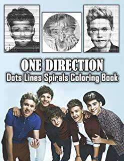 ONE DIRECTION Dots Lines Spirals Coloring Book: Great gift for girls, Boys and teens who love One Direction with spiroglyphics coloring books - One Di