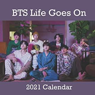 BTS Life Goes On 2021 calendar: BTS Life Goes On 2021 calendar: calendar 8.5x 8.5 glossy Calendar 2021 perfect to decorate your office or desk or as t