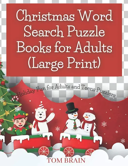 Christmas Word Search Puzzle Books for Adults (Large Print): Holiday Fun for Adults and Teens Puzzlers