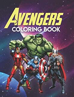 Avengers Coloring Book: Marvel Avengers Adult Coloring Book, Coloring Book Avengers