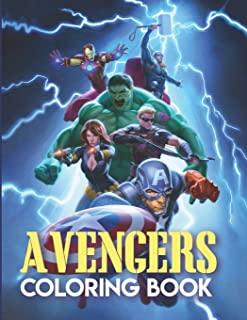 Avengers Coloring Book: Marvel Avengers Coloring Book, Avengers Coloring And Activity Book