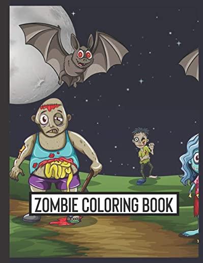Zombie Coloring Book: Zombie Gifts for Kids 4-8, Boys, Girls or Adult Relaxation - Stress Relief Zombie lover Birthday Coloring Book Made in