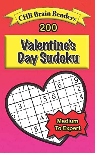 Valentine's Day Sudoku Medium to Expert: Intermediate to Hard Puzzles with Solutions for the Holiday