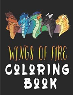wings of fire coloring book: Wings Of Fire Dragons Coloring Book gift for Kids!