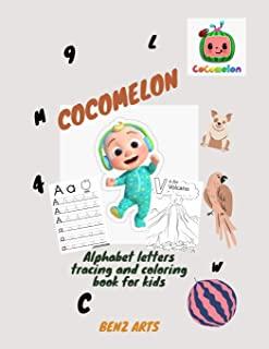 Cocomelon: Alphabet Letters Tracing and Coloring Book for Kids